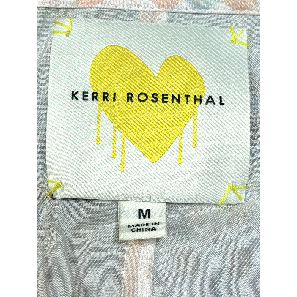 Kerri Rosenthal Reign Maxi Wrap Dress Pastel Plaid Romantic Boho Cottage Core M - Picture 10 of 11